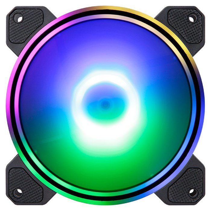 Hiditec N9-ARGB Ventilador de 12cm con Iluminación ARGB de Doble Anillo